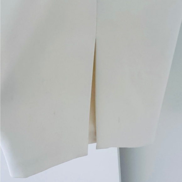 Likely Cream White Sleeveless Fitted Midi Dress - Picture 6 of 7